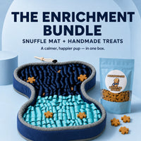 The Enrichment Bundle: Snuffle Mat + Handmade Treats