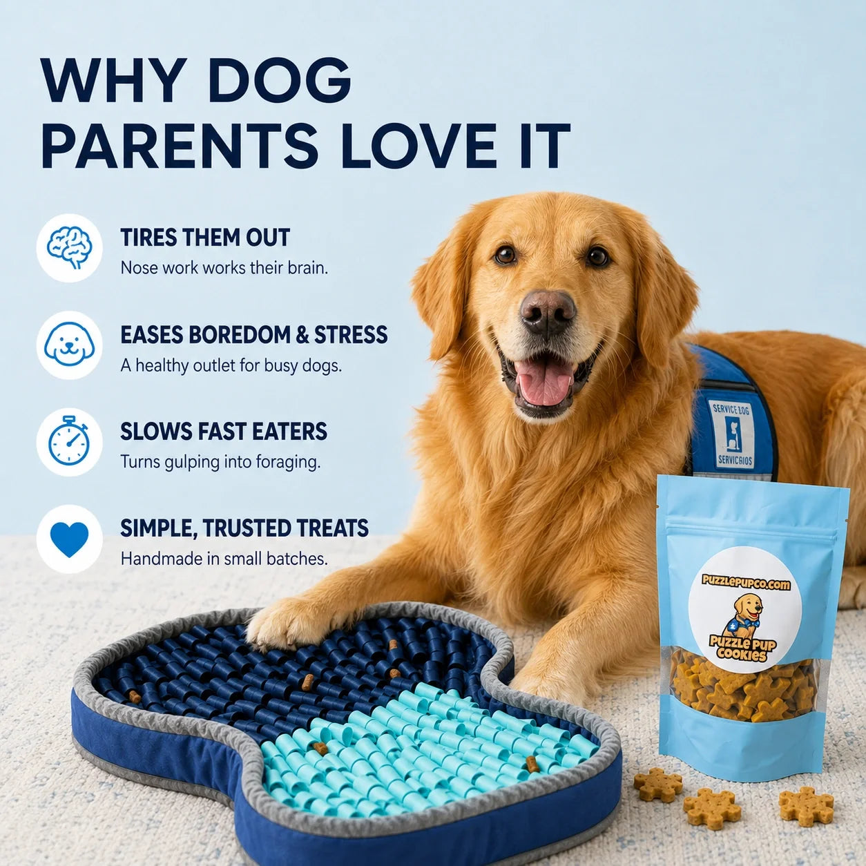 Four benefits of the PuzzlePup Enrichment Bundle