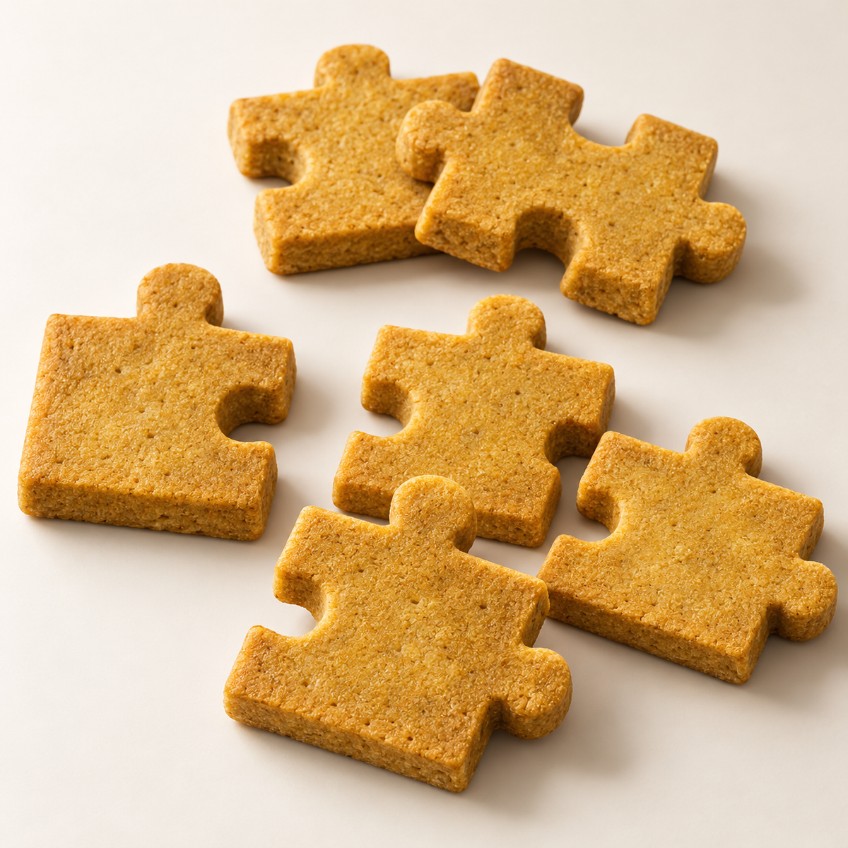 PuzzlePup handmade pumpkin and peanut butter cookies
