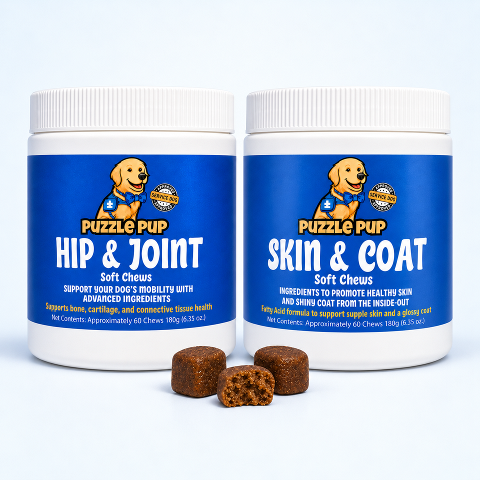 PuzzlePup Two-Jar Soft Chew Box — Mix or Match