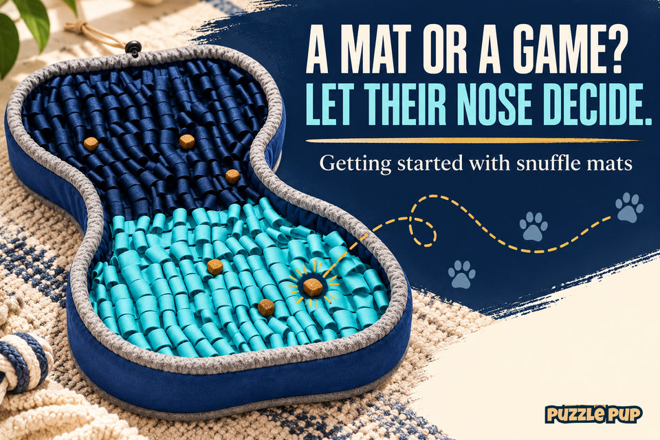 Editorial cover: A MAT OR A GAME? LET THEIR NOSE DECIDE. Getting started with snuffle mats